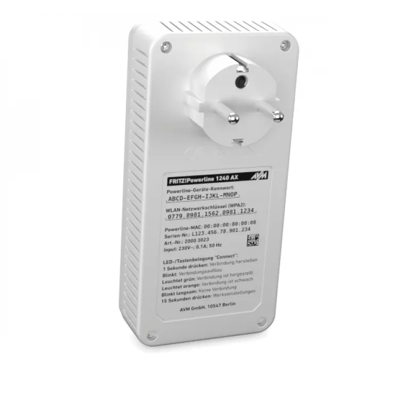 Powerline 1240 AX WLAN-set 1200 Mbit/s Ethernet LAN Wi-Fi wit 2 st.