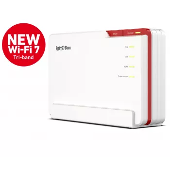 Box FRITZ! 5690 Pro International WLAN-router 2,5 Gigabit Ethernet tri-band (2,4 GHz / 5 GHz / 6 GHz) wit