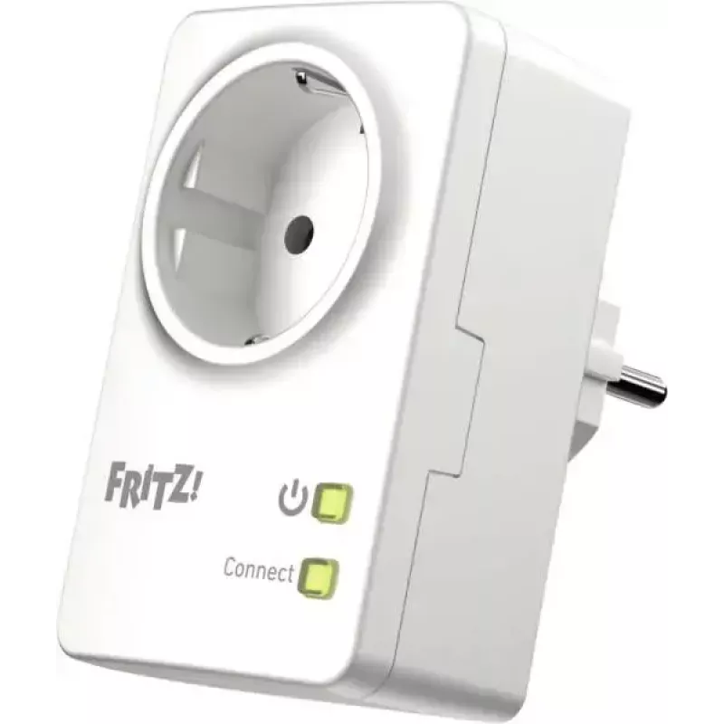 Smart-stekker FRITZ 20003113 – draadloos stopcontact voor binnen, 230 V, max. ingangsvermogen 1,1 W, wit