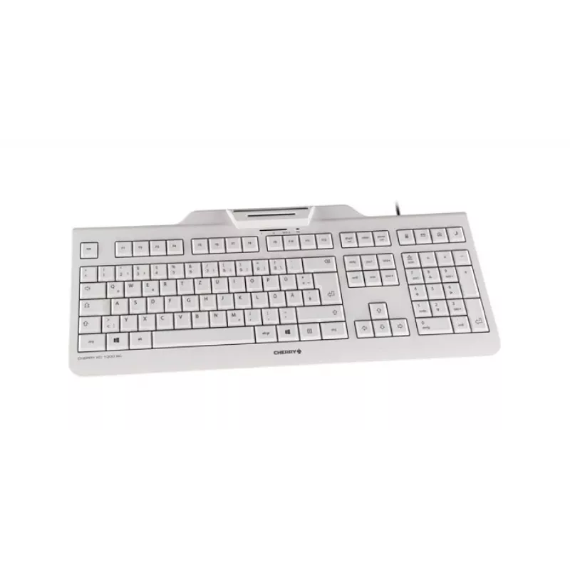 CHERRY KC 1000 SC toetsenbord bedraad USB AZERTY Belgisch wit