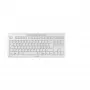 Cherry STREAM TKL bedraad USB-toetsenbord QWERTZ Zwitserse layout wit, schaarsschakelaars, 94 toetsen, 1,8 m kabel