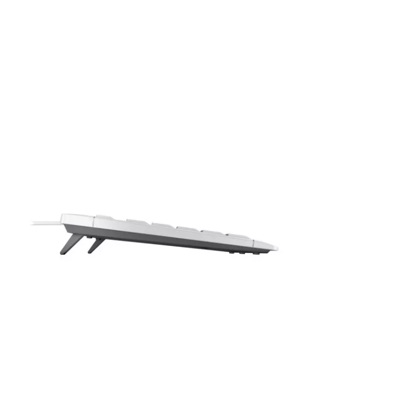 Cherry STREAM TKL bedraad USB-toetsenbord QWERTZ Zwitserse layout wit, schaarsschakelaars, 94 toetsen, 1,8 m kabel