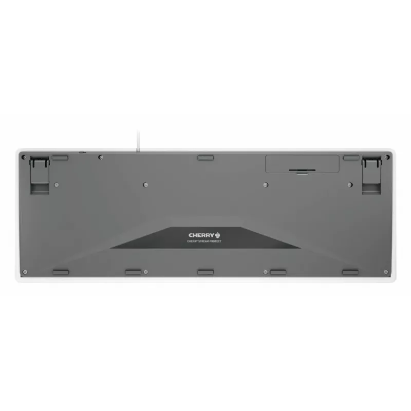 Contour Design STREAM PROTECT, Full-size (100%), bedraad, USB, schaartoetsenbordschakelaar, QWERTY, wit