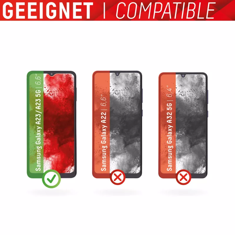 Displex displayschermbeschermfolie Samsung Galaxy A23 5G gehard glas