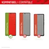Displex displayschermbeschermfolie + hoesje voor Google Pixel 8 Pro, Eco montageframe, krasbestendig
