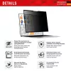 Displex PRIVACY SAFE afneembare 2-weg privacyfilter voor 13,3-inch laptops (16:10)