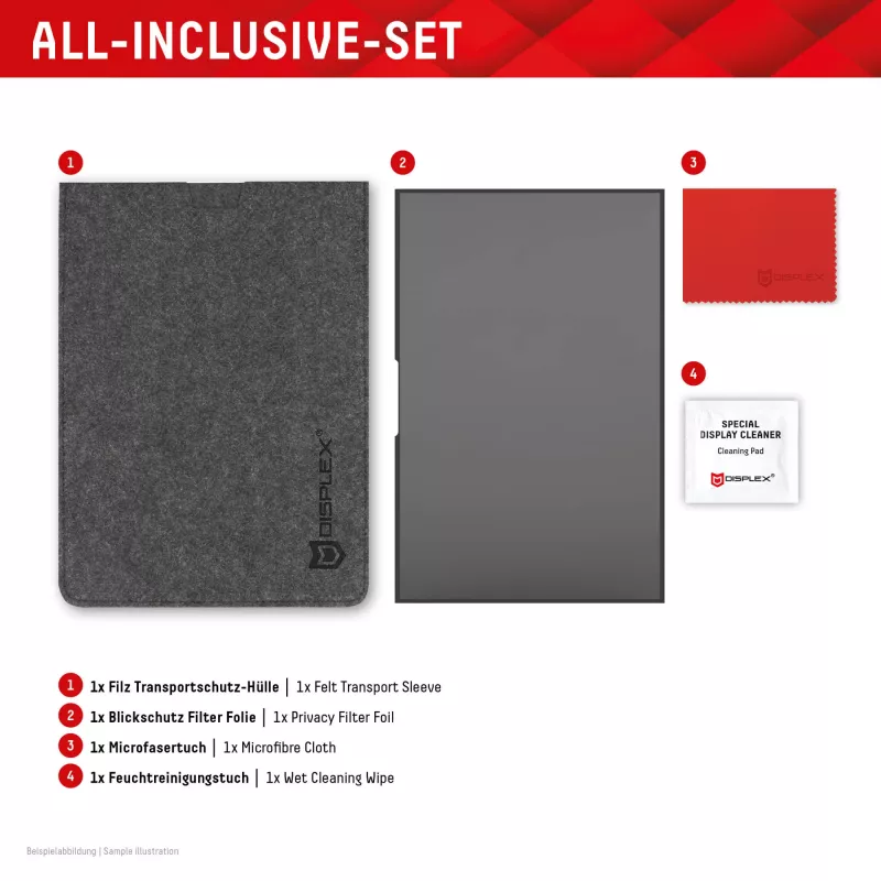 Displex PRIVACY SAFE afneembare 2-weg privacyfilter voor 13,3-inch laptops (16:10)