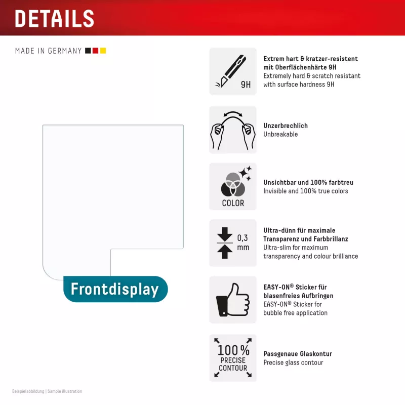Displex Smart Glass screenprotector voor Samsung Galaxy Z Flip5/Z Flip6 (02024)