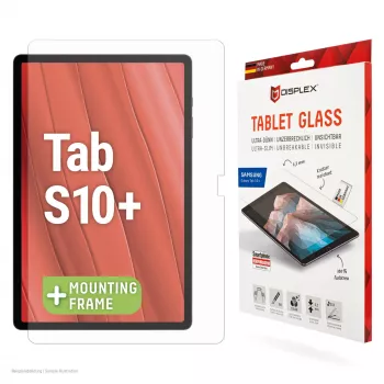 Displex Tablet Glass (9H) voor Samsung Galaxy Tab S10+, Eco montageframe, onbreekbaar
