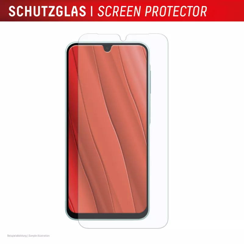 Displex displayschermbescherming (10H) voor Samsung Galaxy A26, Eco-montageframe, krasbestendig