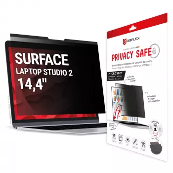 Displex PRIVACY SAFE magnetische 2-weg privacyfilter Surface Laptop Studio 2 14,4 inch