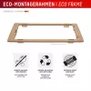 Tempered Glass Screen Protector + hoesje voor Samsung Galaxy A36 van e.v.i., Eco montageframe, krasbestendig, transparant