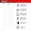 Tempered Glass Screen Protector + hoesje voor Samsung Galaxy A36 van e.v.i., Eco montageframe, krasbestendig, transparant