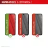 Tempered Glass Screen Protector + hoesje voor Samsung Galaxy A36 van e.v.i., Eco montageframe, krasbestendig, transparant