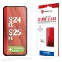 Displex Smart Glass (9H) voor Samsung Galaxy S25 FE/S24 FE, montagesticker, onbreekbaar