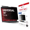 Privacyfilter e.v.i. Displex PRIVACY SAFE magnetisch 2-weg voor 16 inch (16:10) laptop / notebook, randloos, glanzend/mat, 3H