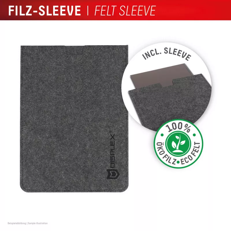 Privacyfilter e.v.i. Displex PRIVACY SAFE magnetisch 2-weg voor 16 inch (16:10) laptop / notebook, randloos, glanzend/mat, 3H
