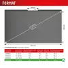 Privacyfilter e.v.i. Displex PRIVACY SAFE magnetisch 2-weg voor 16 inch (16:10) laptop / notebook, randloos, glanzend/mat, 3H