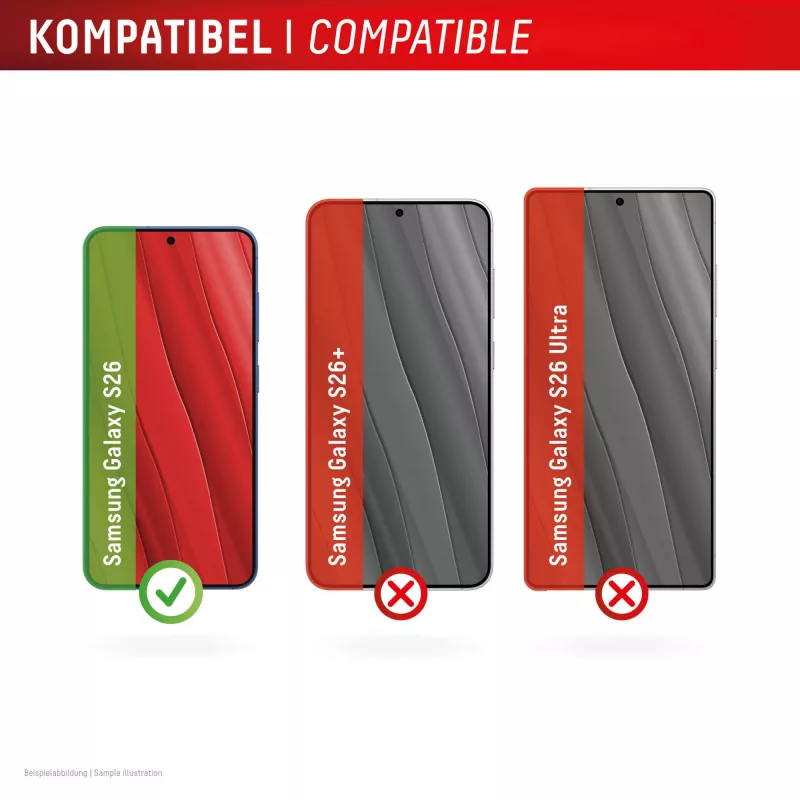 Displex displayschermbescherming (10H) voor Samsung S26, krasvast