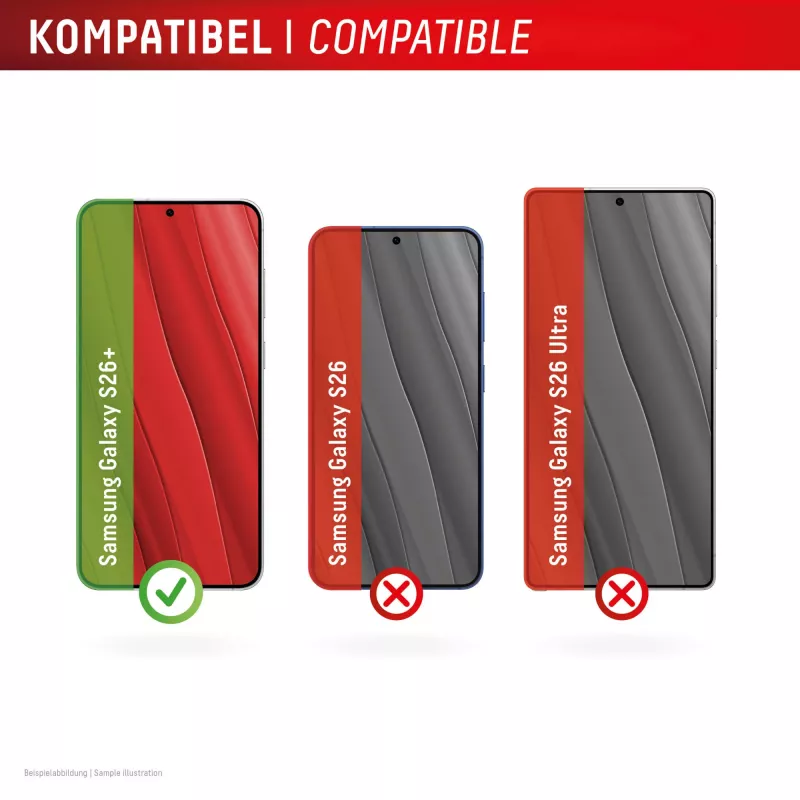 Displex displayschermfolie (10H) voor Samsung S26+, krasvast