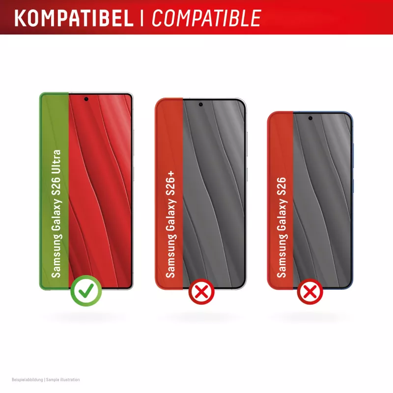 Displex displayschermfolie (10H) voor Samsung S26 Ultra, krasvast