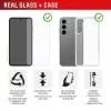 Displex displayschermbescherming + hoes voor Samsung S26+, krasvast