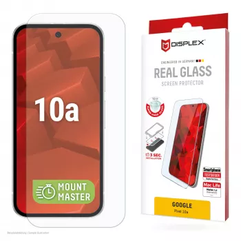 e.v.i. Displex gehard-glas displayschermbescherming 10H voor Google Pixel 10a, transparant, kras- en stootvast