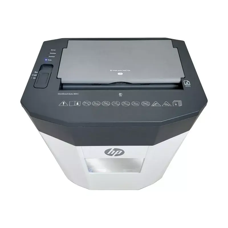 HP OneShred Auto 80CC papierversnipperaar kruissnit 68 dB 22 cm wit