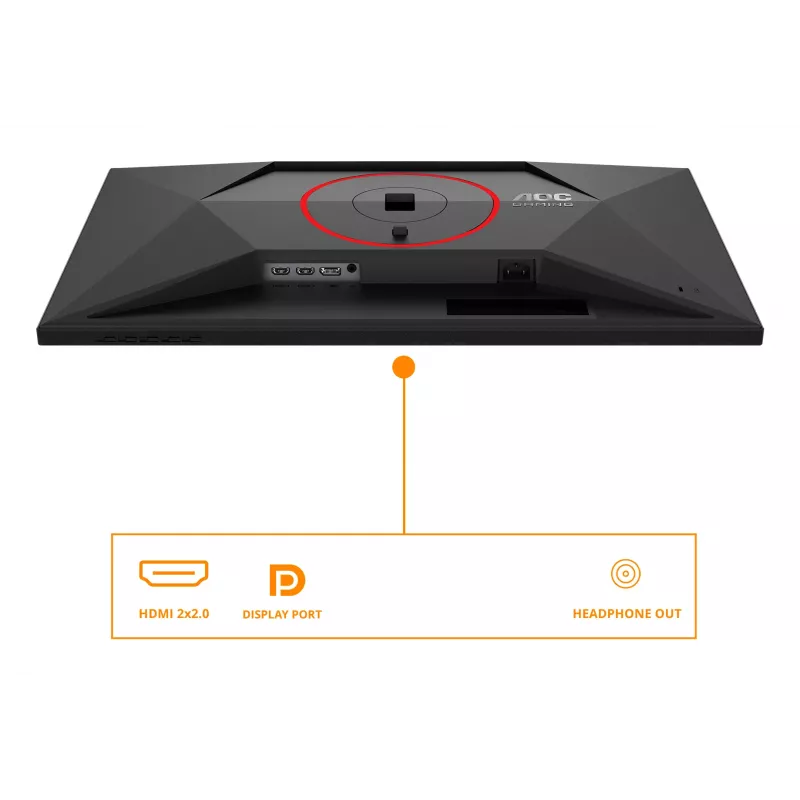 AOC G4 27G4ZR computermonitor 68,6 cm (27 inch) 1920 x 1080 pixel Full HD LED zwart, rood