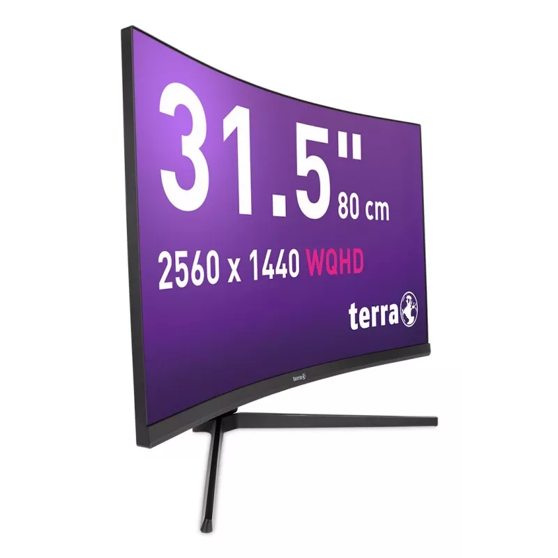 TERRA 3285W computermonitor 80 cm (31,5 inch) 2560 x 1440 pixel Wide Quad HD LCD zwart