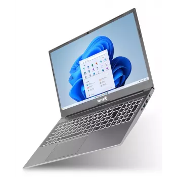 TERRA 1517R Intel® Core™ i3 i3-1315U Laptop 39,6 cm (15,6 inch) Full HD 8 GB DDR4-SDRAM 500 GB SSD Wi-Fi 6 (802.11ax) Windows 11 Home Nederlands, US-Engels grijs