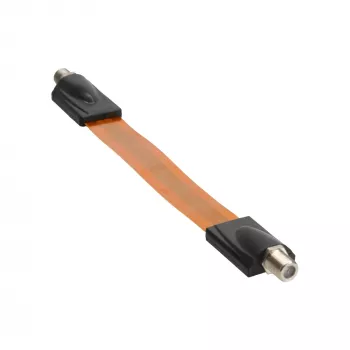 Raamdoorvoer InLine SAT-kabel superplat voor F-stekker, 0,11 m kabel, 23×265×12 mm