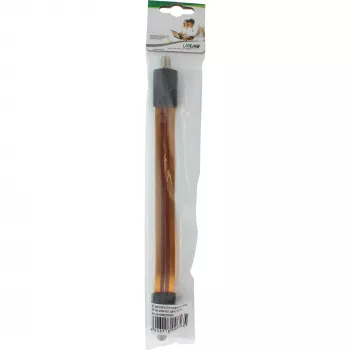 Raamdoorvoer InLine SAT-kabel superplat voor F-stekker, 0,11 m kabel, 23×265×12 mm
