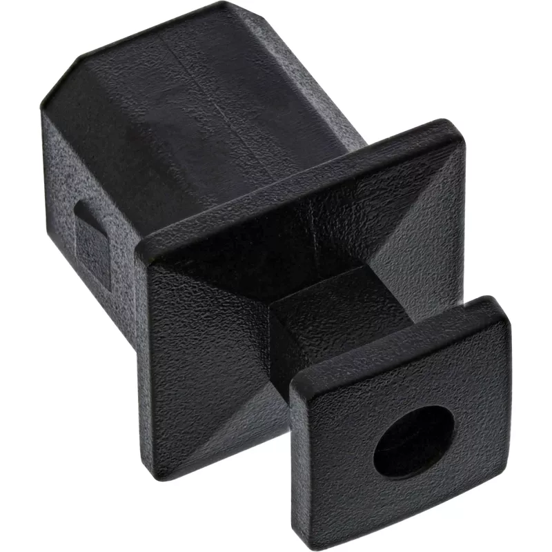 InLine stofkap voor USB-B-bus, zwart, 50 stuks