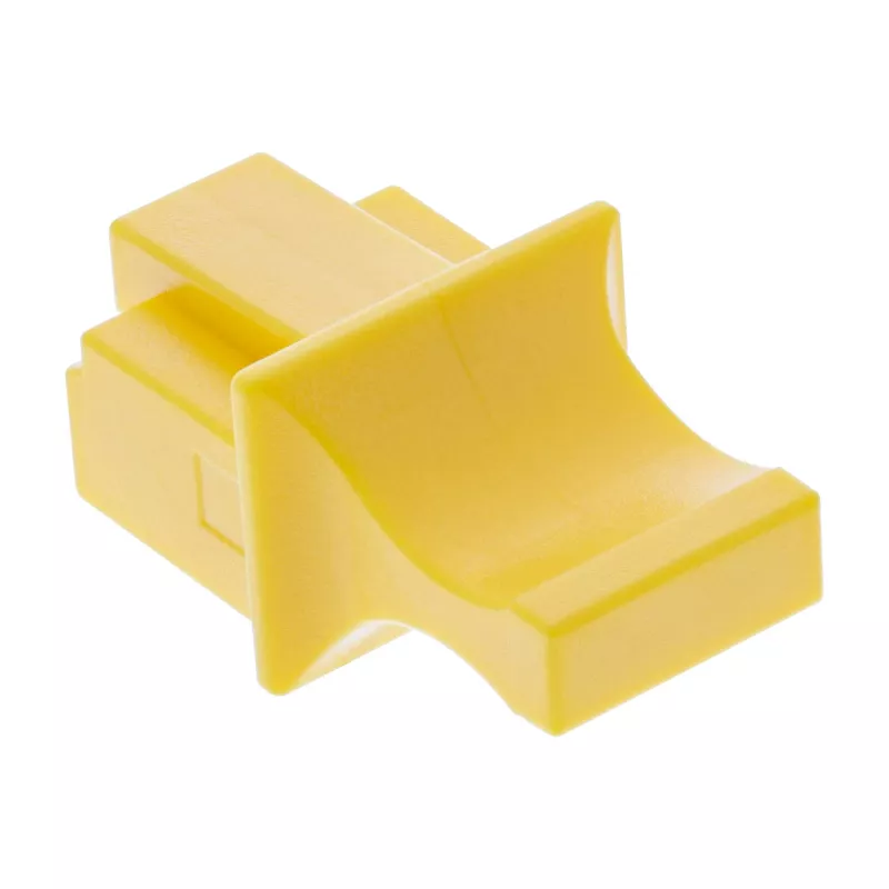 InLine stofkap voor RJ45-bus, geel, 10 stuks