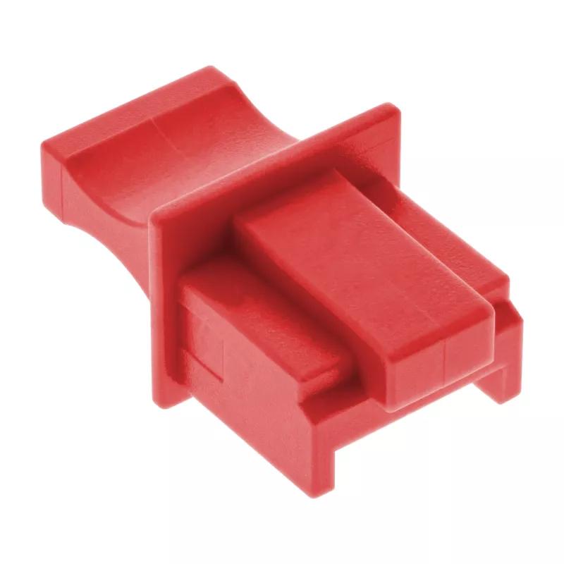 InLine stofkap voor RJ45-bus, rood, 100 stuks