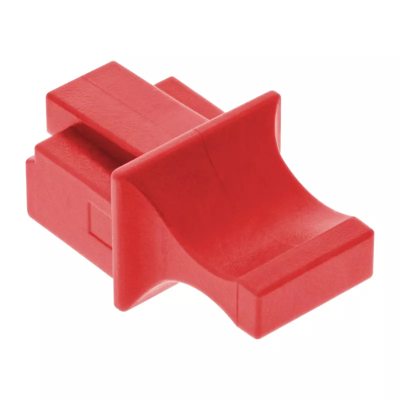 InLine stofkap voor RJ45-bus, rood, 100 stuks