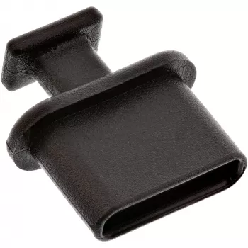 Stofkap voor USB-C-bus InLine 59948M zwart 50 stuks