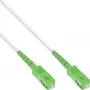 InLine glasvezel simplexkabel, FTTH, SC/APC8° naar SC/APC8° 9/125µm OS2 20m