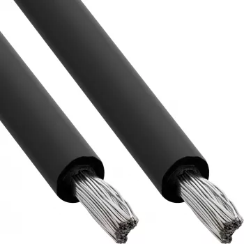InLine 94650S zonne-installatiekabel H1Z2Z2-K, 6 mm2, 50 m, zwart