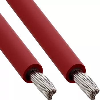 InLine 94600R zonne-installatiekabel H1Z2Z2-K, 6 mm2, 100 m, rood