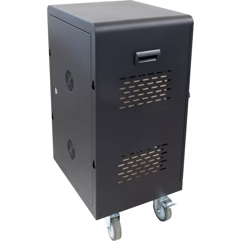 InLine 31516E laadstation-organizer vrijstaand staal zwart