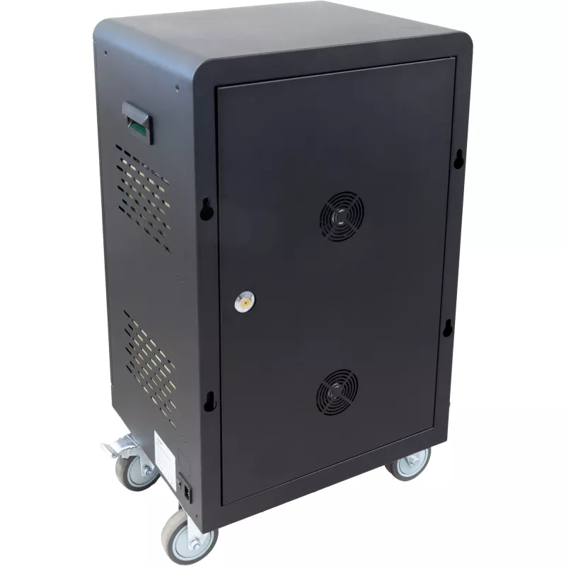 InLine 31516E laadstation-organizer vrijstaand staal zwart