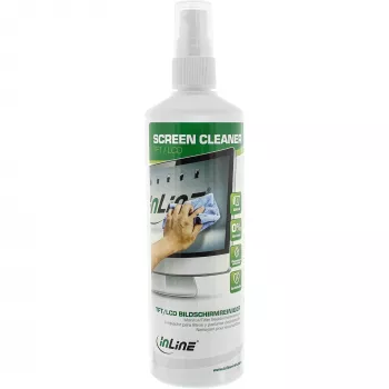 Beeldschermreiniger InLine 250 ml pompspray voor TFT- en LCD-displays