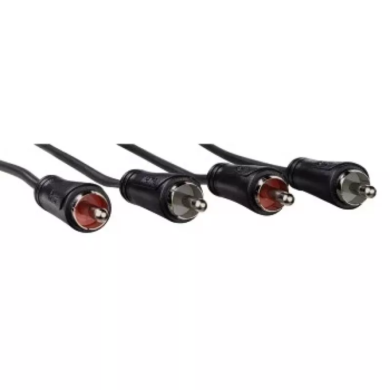 Hama cinch stereo audiokabel 1,5 m 2 x cinch zwart