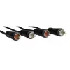 Hama 00122329 audiokabel 2,5 m 2 x cinch zwart