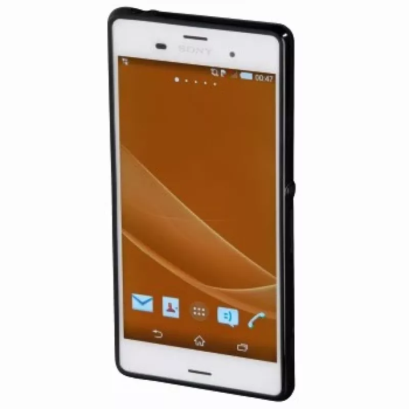 Hama Crystal telefoonhoesje cover zwart