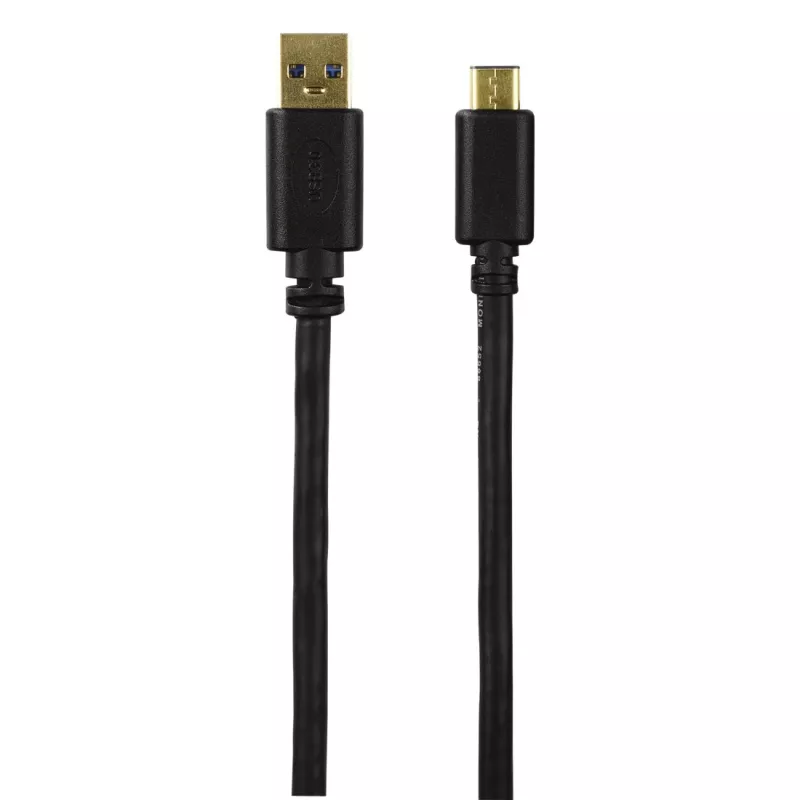 Hama USB-C/USB A, 1,8 m USB-kabel USB 3.2 Gen 2 (3.1 Gen 2) USB C zwart