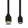 Hama USB-C/USB A, 1,8 m USB-kabel USB 3.2 Gen 2 (3.1 Gen 2) USB C zwart