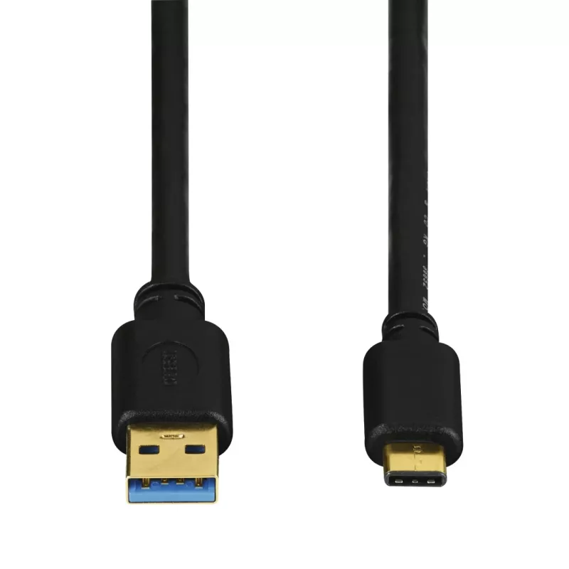 Hama USB-C/USB A, 1,8 m USB-kabel USB 3.2 Gen 2 (3.1 Gen 2) USB C zwart